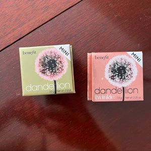 Benefit dandelion blush + twinkle highlight mini
